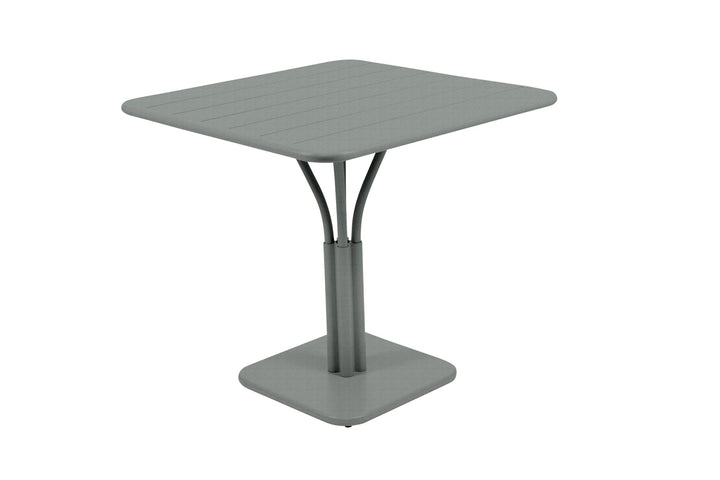 Luxembourg Pedestal Table 36" x 36" - Fermob - Outdoor Furniture - Lapilli Grey - HORNE
