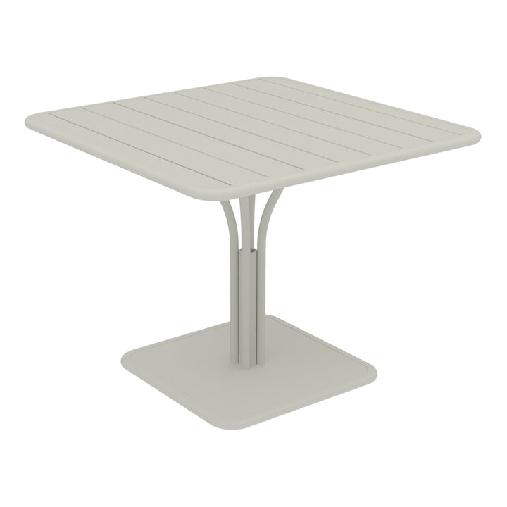 Luxembourg Pedestal Table 36" x 36" - Fermob - Outdoor Furniture - Clay Grey - HORNE