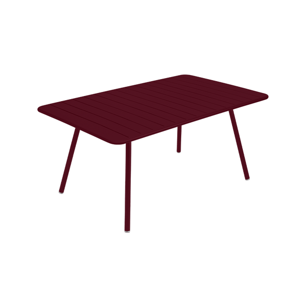 Luxembourg Rectangular Table - 65" x 39" - Fermob - Outdoor Furniture - Black Cherry - HORNE