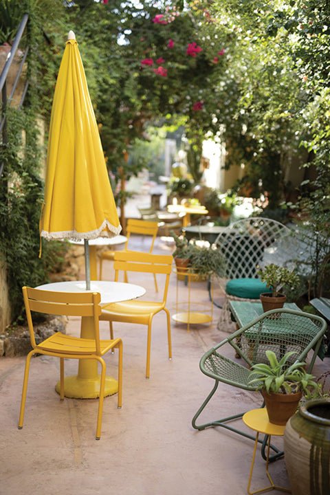 Luxembourg Stacking Side Chair - Set of 2 - Fermob - Outdoor Furniture - Lapilli Grey - HORNE