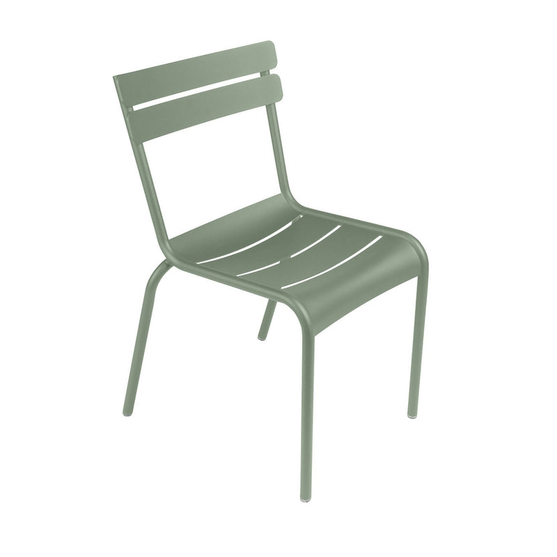 Luxembourg Stacking Side Chair - Set of 4 - Fermob - Outdoor Furniture - Acapulco Blue - HORNE