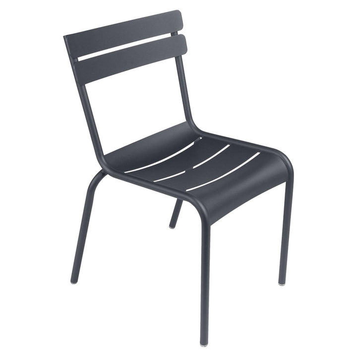 Luxembourg Steel Side Chair - Set of 2 - Fermob - Outdoor Furniture - Anthracite - HORNE