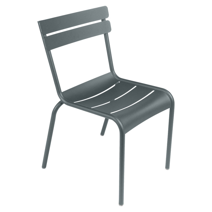 Luxembourg Steel Side Chair - Set of 2 - Fermob - Outdoor Furniture - Storm Grey - HORNE