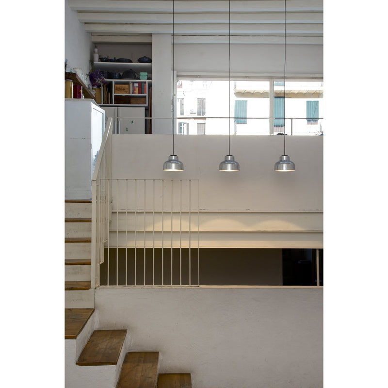 M64 Pendant - Santa & Cole - Pendants - Polished Aluminum - Black - 118