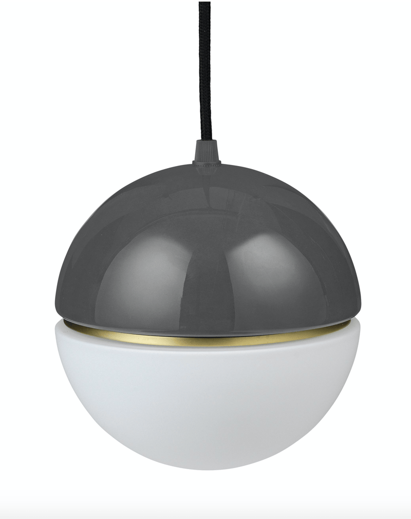 Macaroon Pendant - Lucie Kaas - Pendants - Dark Grey - Small - HORNE