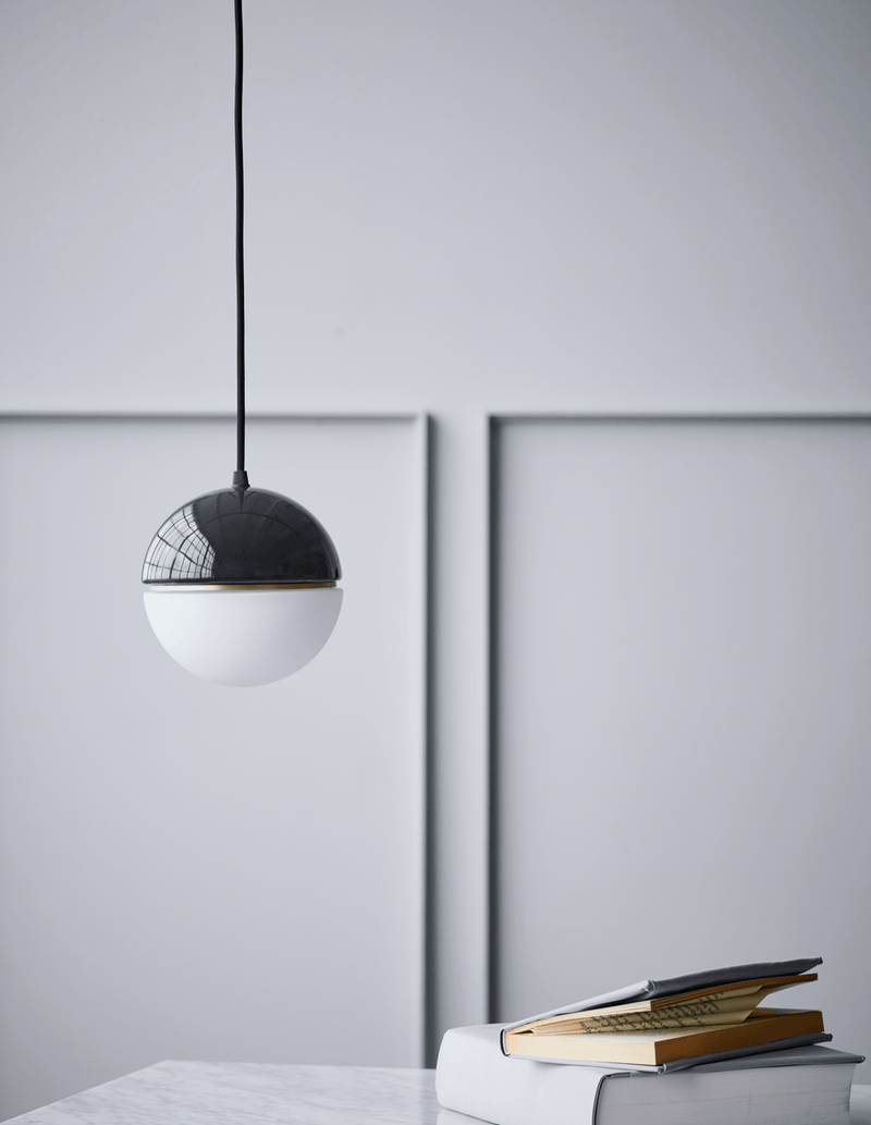 Macaroon Pendant - Lucie Kaas - Pendants - Dark Grey - Small - HORNE