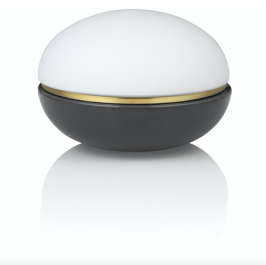 Black Macaroon Opal Glass Table Lamp by Lucie Kaas