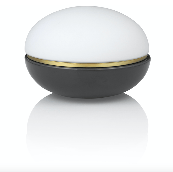 Black Macaroon Opal Glass Table Lamp by Lucie Kaas