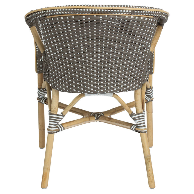 Madeleine Arm Chair - Sika Design - Chairs - Cappuccino / White Dots - HORNE