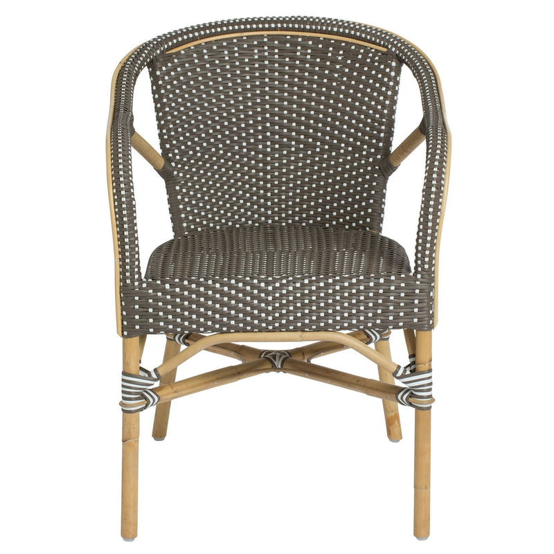 Madeleine Arm Chair - Sika Design - Chairs - Cappuccino / White Dots - HORNE
