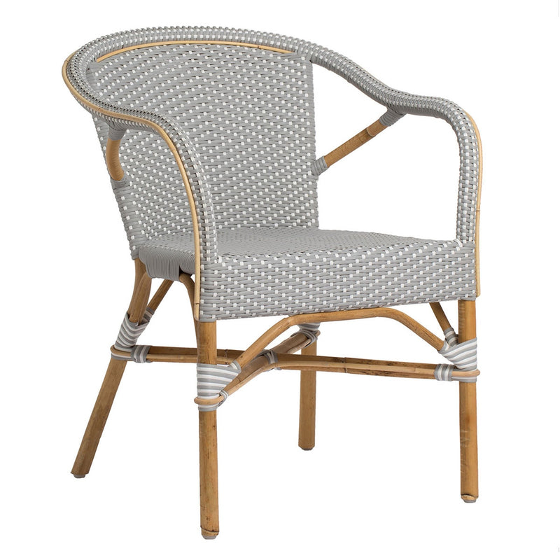 Madeleine Arm Chair - Sika Design - Chairs - Cappuccino / White Dots - HORNE