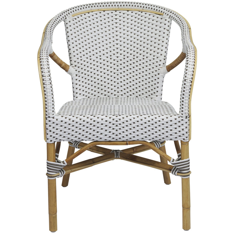 Madeleine Arm Chair - Sika Design - Chairs - Cappuccino / White Dots - HORNE