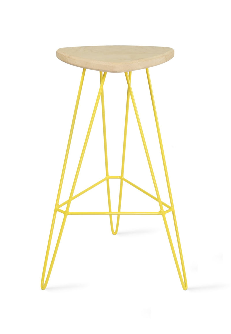 Madison Bar Stool - Tronk - Stools + Benches + Ottomans - Maple - Blood Red - HORNE