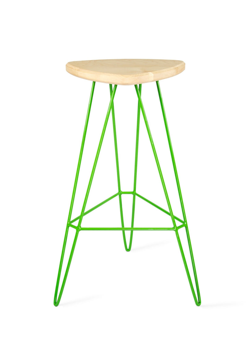 Madison Bar Stool - Tronk - Stools + Benches + Ottomans - Maple - Blood Red - HORNE