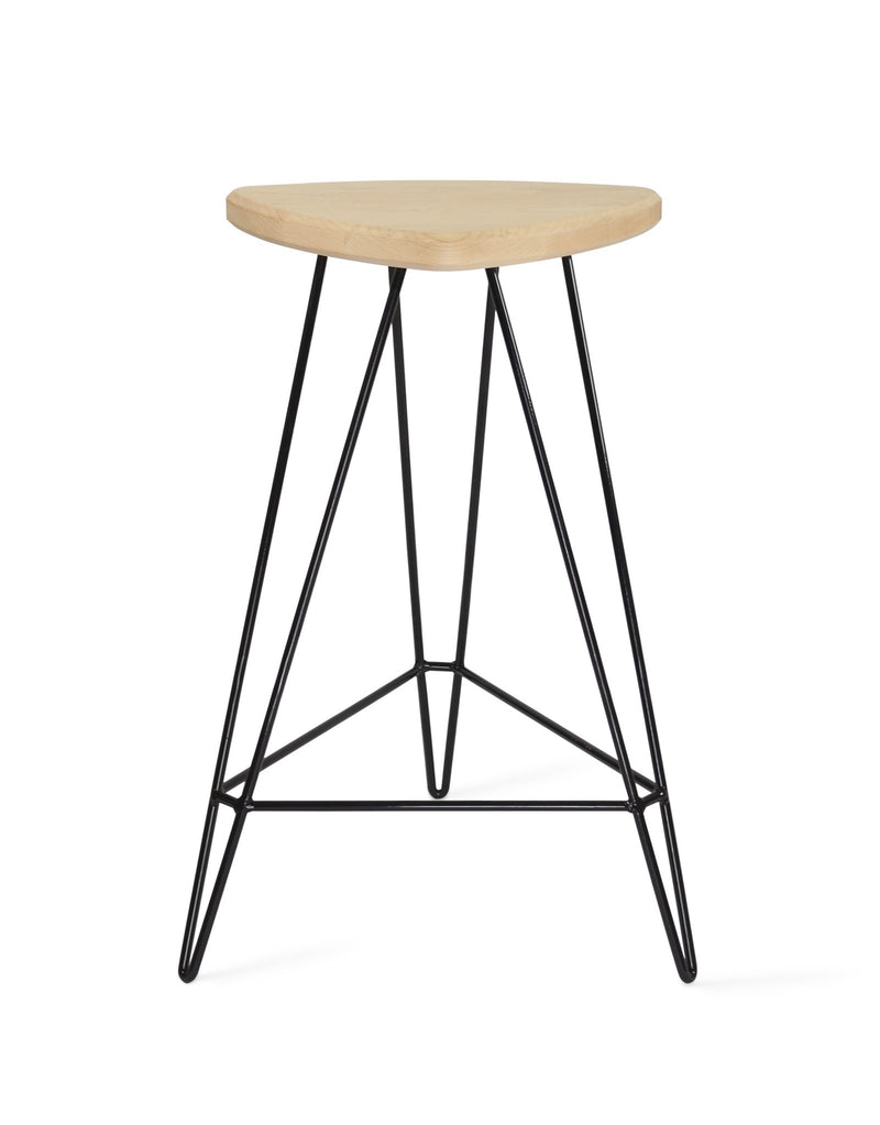 Madison Counter Stool - Tronk - Stools + Benches + Ottomans - Maple - Black - HORNE