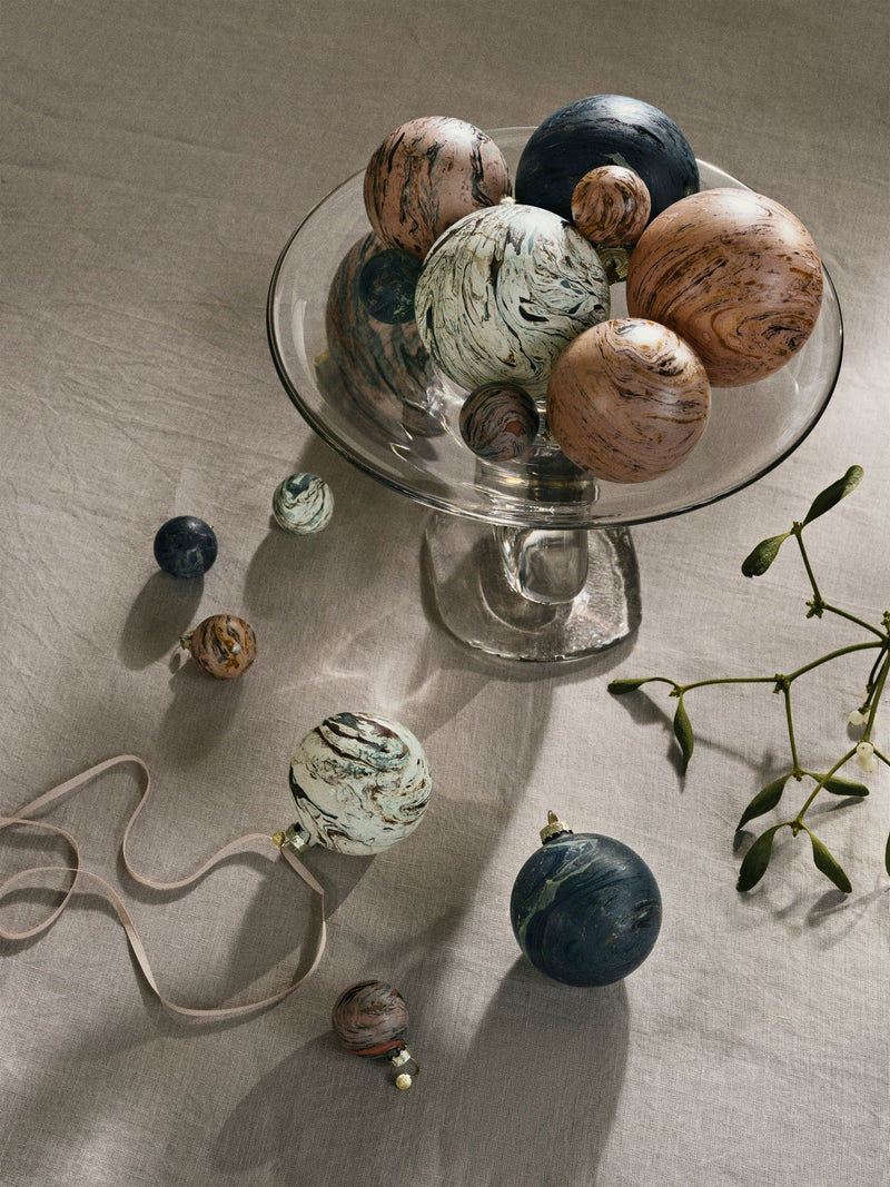 Marble Baubles - Set of 4 - Ferm Living - Art + Objects - HORNE