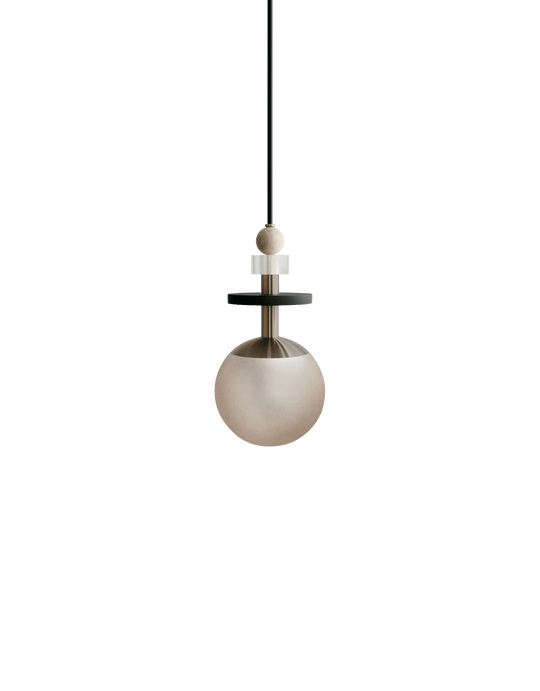 Maru Pendant - Antique Brass - Ladies & Gentlemen - Pendants - 6" - Short - Bronze Translucent - HORNE