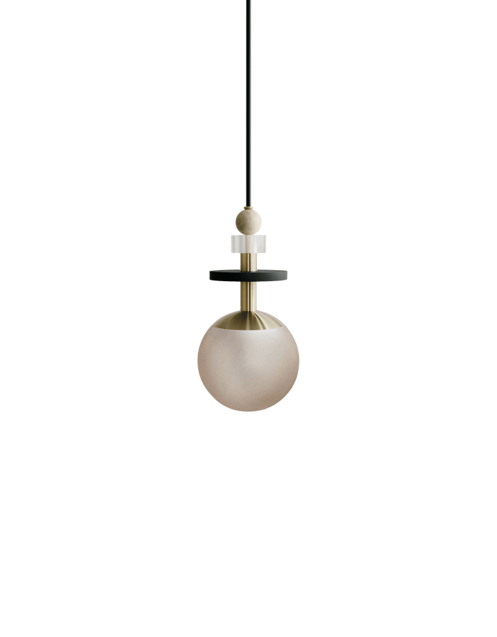 Maru Pendant - Brass - Ladies & Gentlemen - Pendants - 6" - Short - Bronze Translucent - HORNE