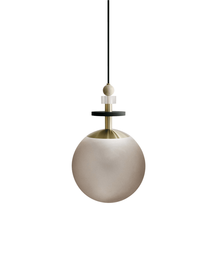 Maru Pendant - Brass - Ladies & Gentlemen - Pendants - 10" - Short - Bronze Translucent - HORNE