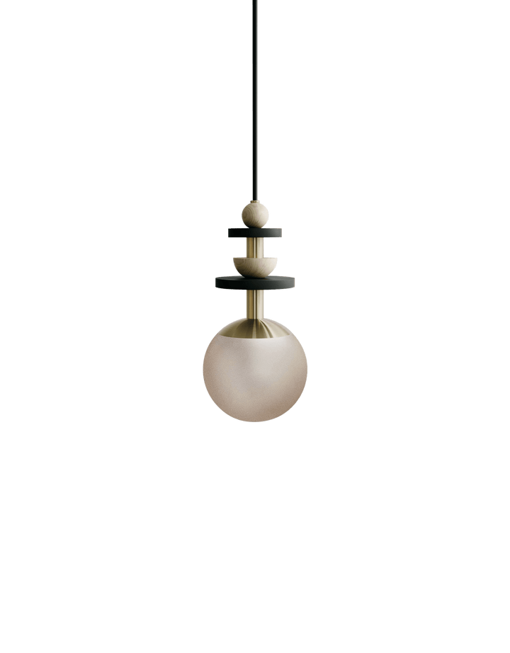 Maru Pendant - Brass - Ladies & Gentlemen - Pendants - 6" - Medium - Bronze Translucent - HORNE