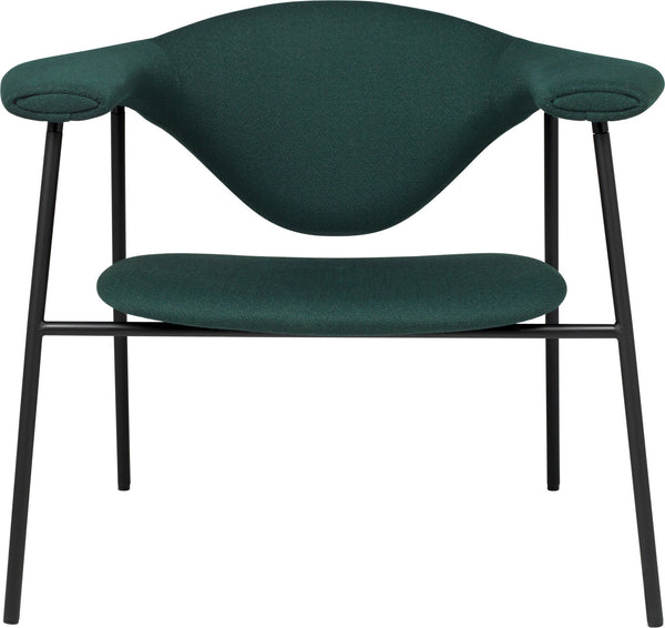 Masculo Lounge Chair Upholstered - 4-Leg Base