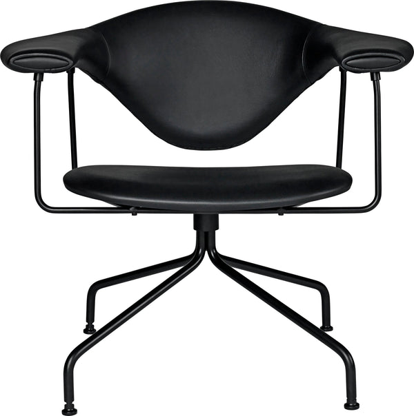 Masculo Lounge Chair Upholstered - Swivel Base
