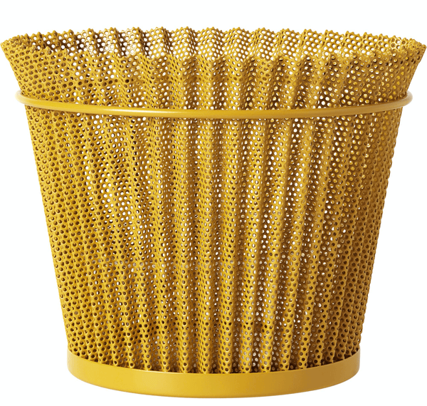 Mategot Flowerpot - Gubi - Planters - Large - Mustard/Gold - HORNE