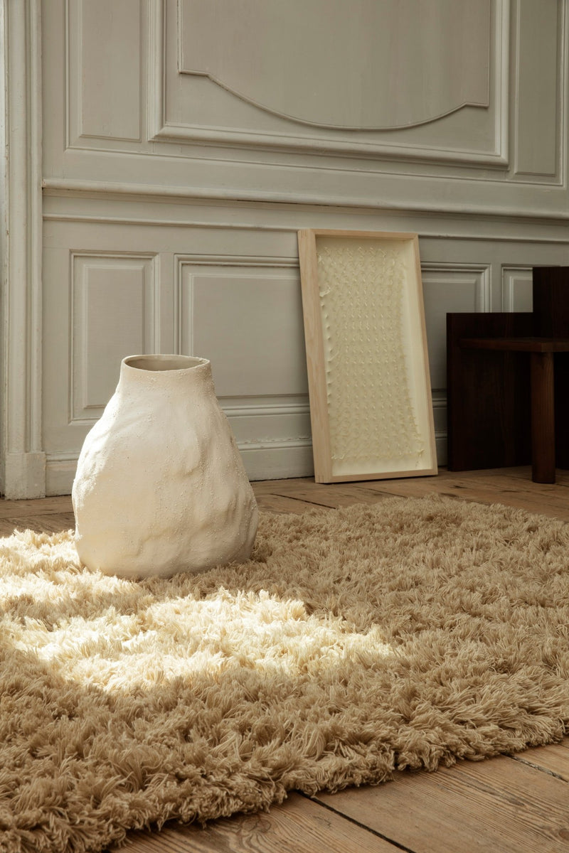 Meadow High Pile Rug - Ferm Living Rugs - Small - Light Sand - HORNE