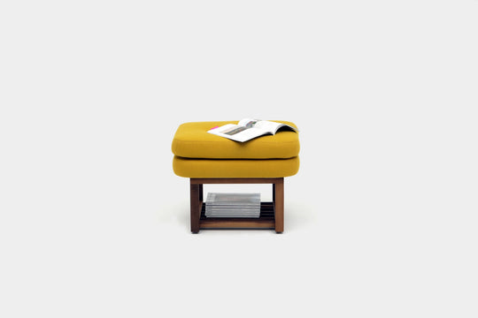 Melinda Bench 24 - With Shelf - Artless - Stools + Benches + Ottomans - Berry Red - HORNE