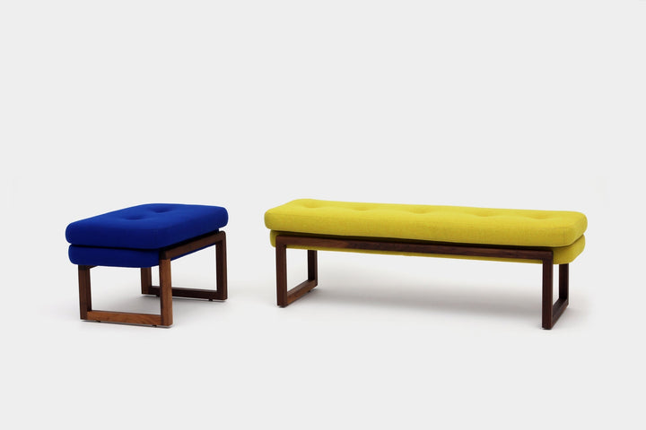 Melinda Bench 24 - Without Shelf - Artless - Stools + Benches + Ottomans - Berry Red - HORNE