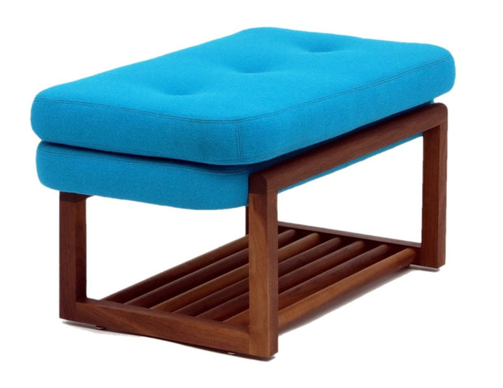 Melinda Bench 30 - With Shelf - Artless - Stools + Benches + Ottomans - Berry Red - HORNE