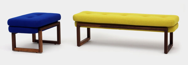 Melinda Bench 60 - Without Shelf - Artless - Stools + Benches + Ottomans - Berry Red - HORNE