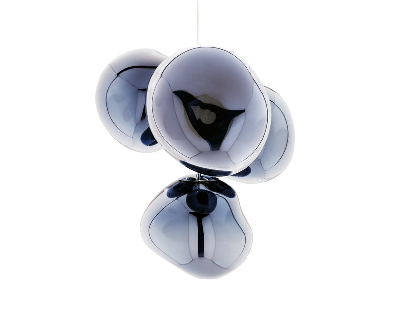 Melt Chandelier - Small - Tom Dixon - Floor Lamps - Chrome - HORNE