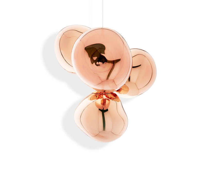 Melt Chandelier - Small - Tom Dixon - Floor Lamps - Chrome - HORNE