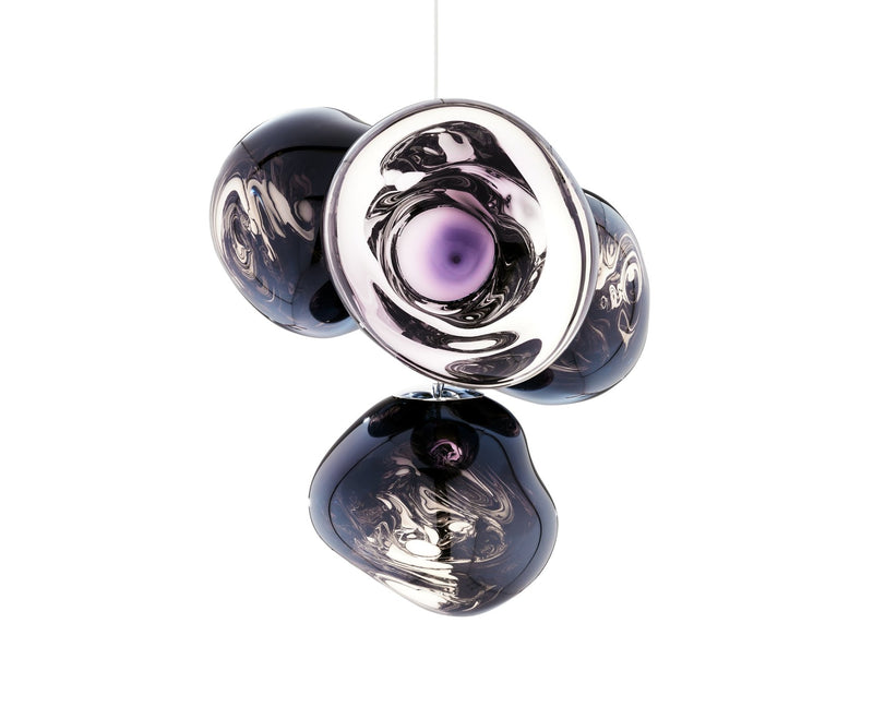 Melt Chandelier - Small - Tom Dixon - Floor Lamps - Chrome - HORNE