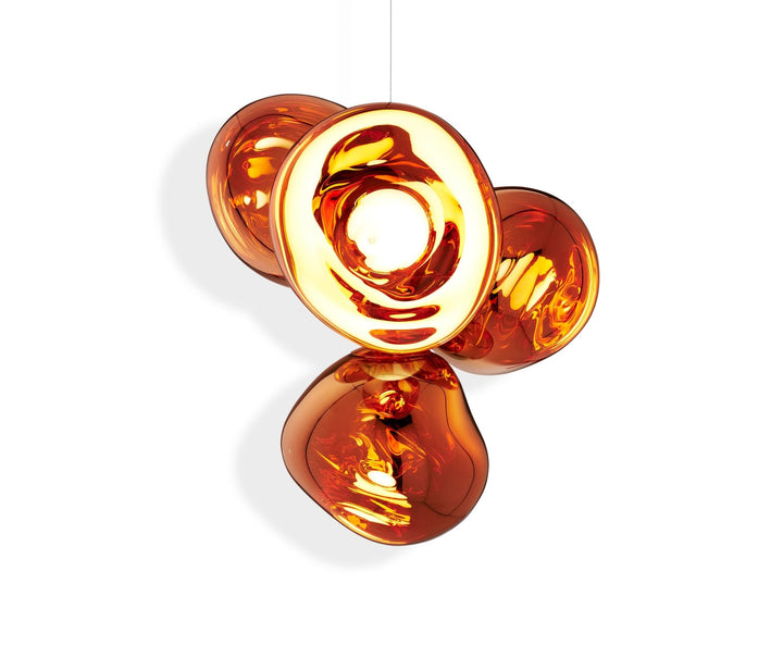 Melt Chandelier - Small - Tom Dixon - Floor Lamps - Copper - HORNE