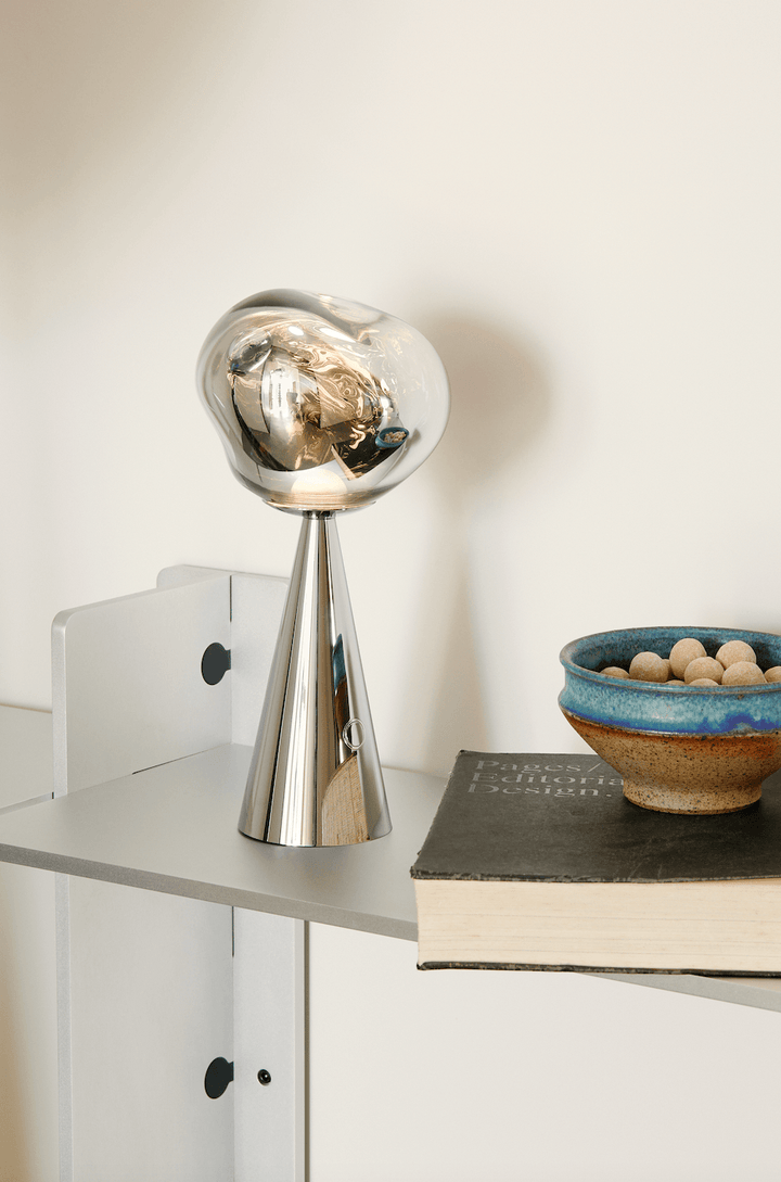 Melt Portable LED Lamp - Tom Dixon - Lighting - Chrome - HORNE