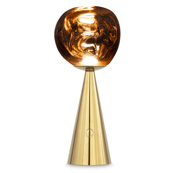 Melt Portable LED Lamp - Tom Dixon - Lighting - Gold - HORNE