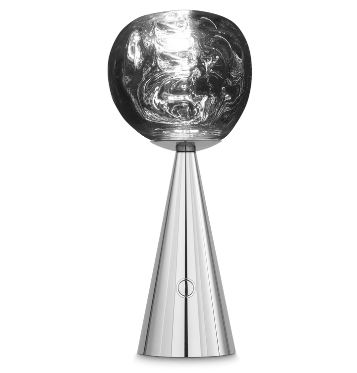 Melt Portable LED Lamp - Tom Dixon - Lighting - Chrome - HORNE