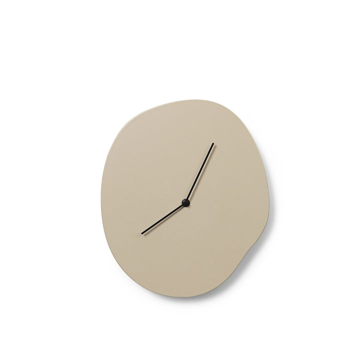 Melt Wall Clock - Ferm Living - Clocks - Cashmere - HORNE