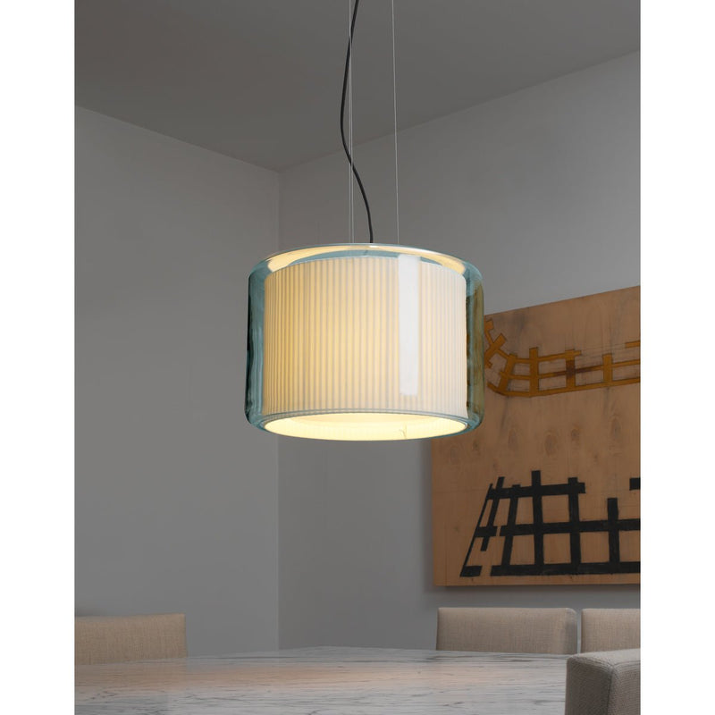 Mercer 44 Pendant - Large - Marset - Pendants - Pleated White - HORNE