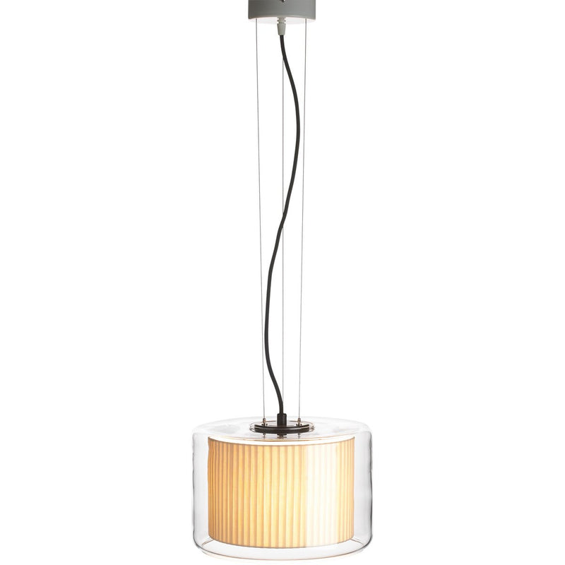 Mercer 44 Pendant - Large - Marset - Pendants - Pleated White - HORNE