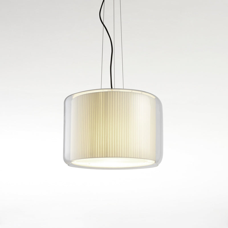 Mercer Pendant - Small - Marset - Pendants - Pleated White - HORNE