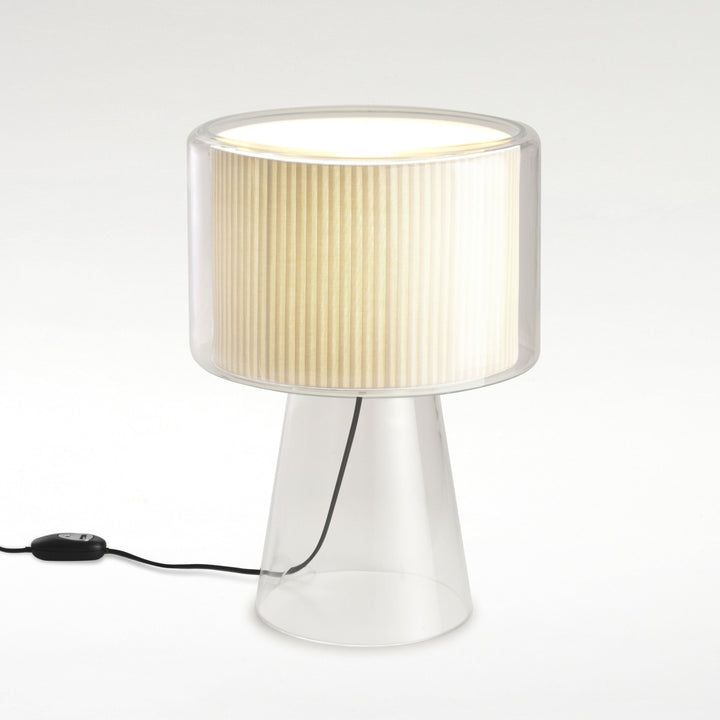 Mercer Table Lamp - Large - Marset - Table + Task - Pleated White - HORNE