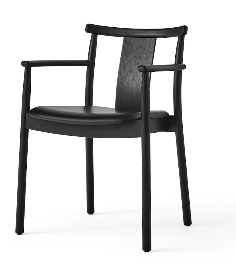 Merkur Dining Chair w/ Armrest - Audo Copenhagen - Chairs - Natural Oak - No Upholstery - HORNE