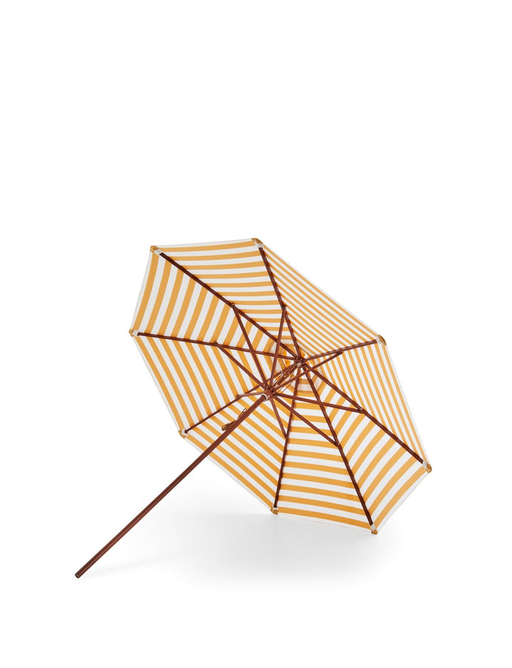 Messina Umbrella Ø270 - Round Striped - Skagerak by Fritz Hansen - Outdoor Accessories - Golden Yellow Stripes - HORNE