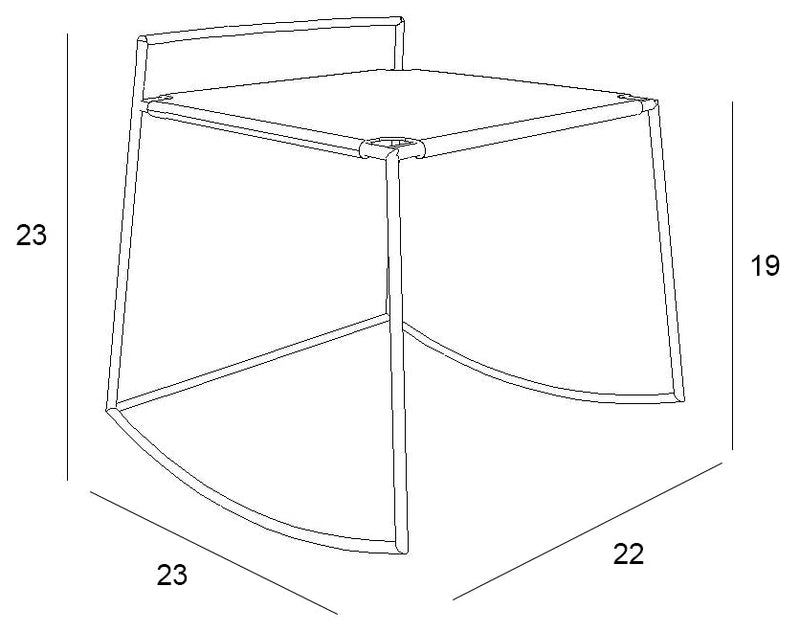 Mia Rocking Stool - Tronk - Stools + Benches + Ottomans - Black - HORNE