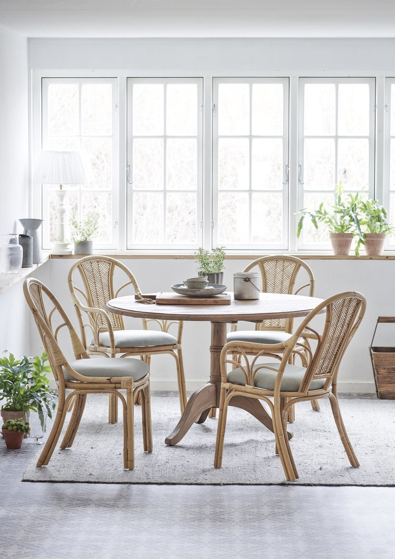 Michel Teak Round Table - Sika Design - Tables + Desks - Medium - 32