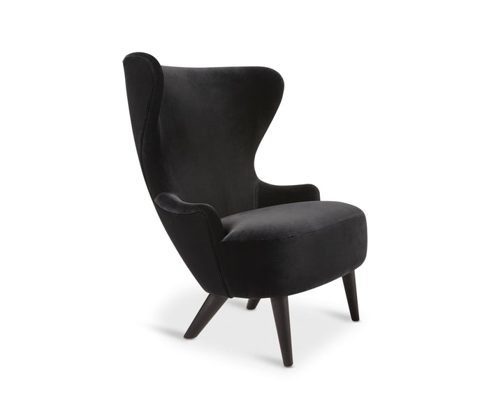 Micro Wingback Chair - Tom Dixon - Chairs - Black - Hero - 0211 - HORNE