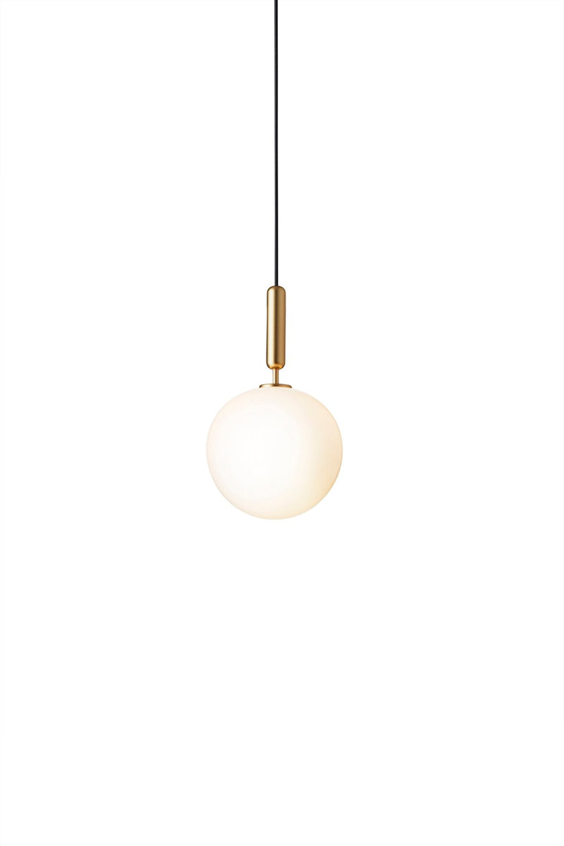 Miira 1 Pendant - Nuura - Pendants - Small - Rock Grey/Opal White - HORNE